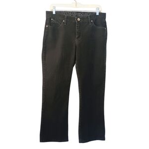 Women's Wrangler Q-Baby Black Denim Jeans Size 9/10
